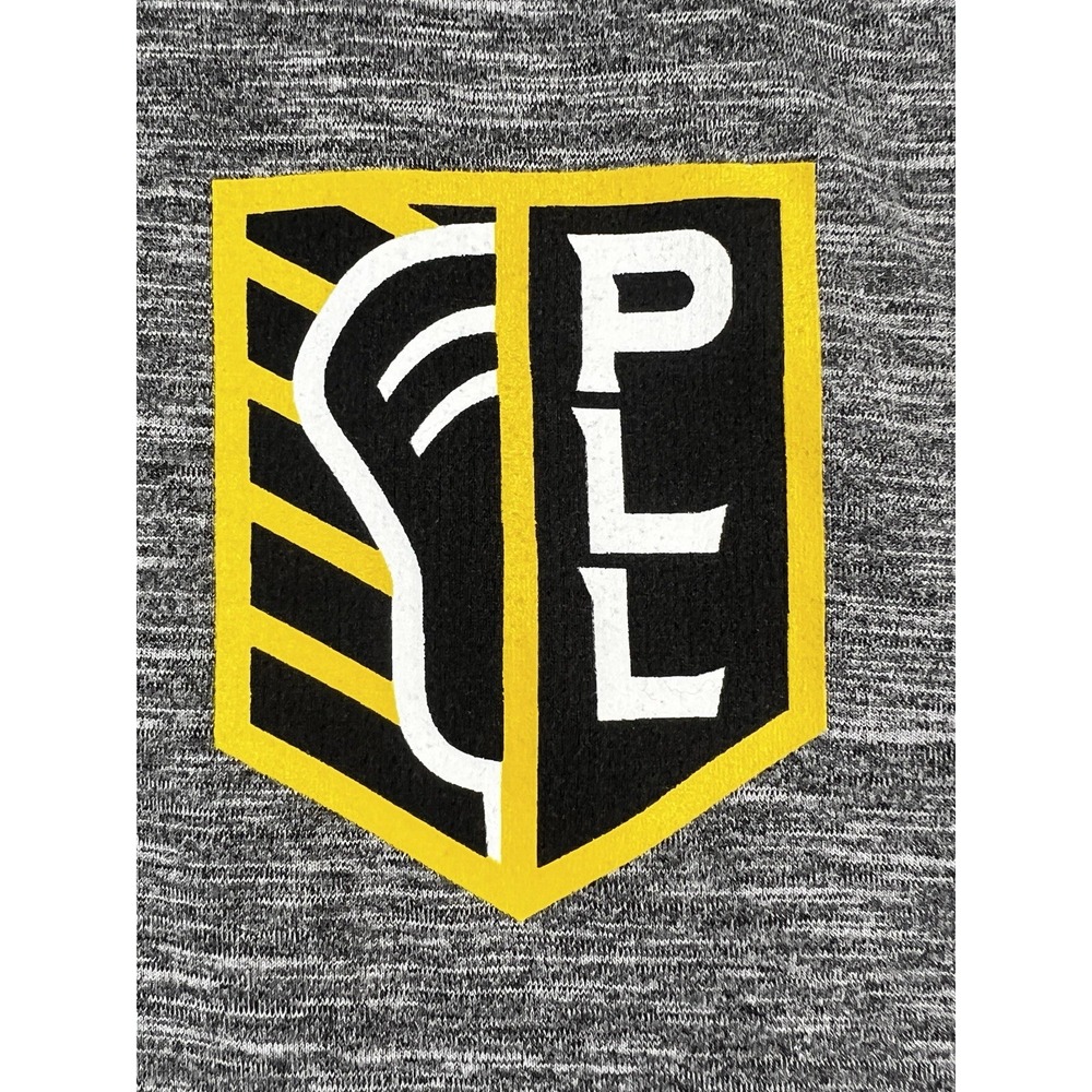 Champion Shirt Mens M Premier Lacrosse League PLL Quarter Zip Gray Long Sleeve - Picture 4 of 16